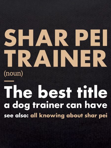 Shar Pei Trainer Definiton