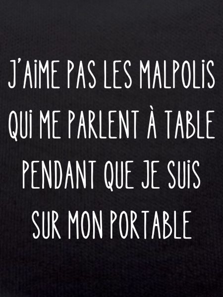 j'aime pas les malpolis