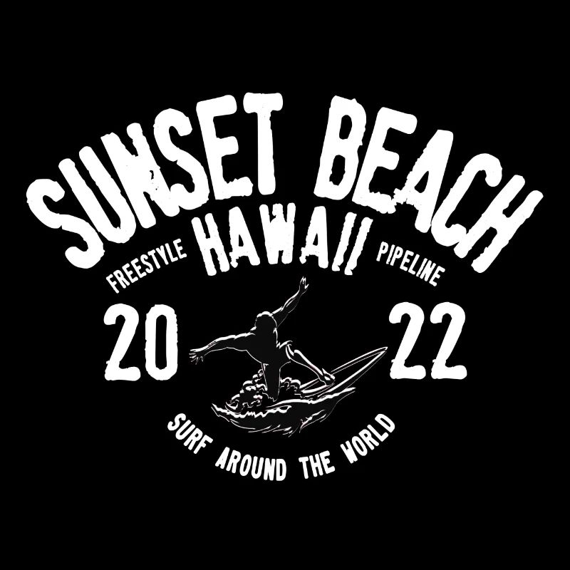 Sunset beach Hawaii