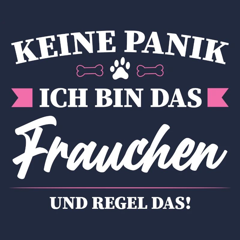 Frauchen Hund Hundebesitzerin Geschenk