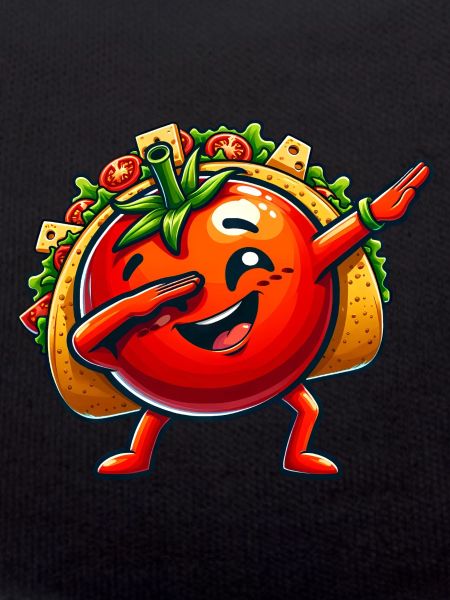 Taco mit Tomate Dabbing Comic