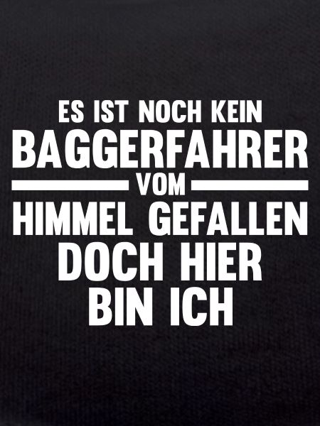 Baggerfahrer Job Baumaschine Geschenk