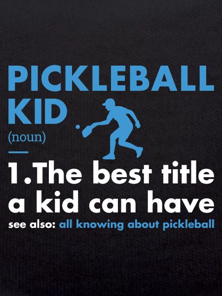 Sport Kid Definition Pickleball