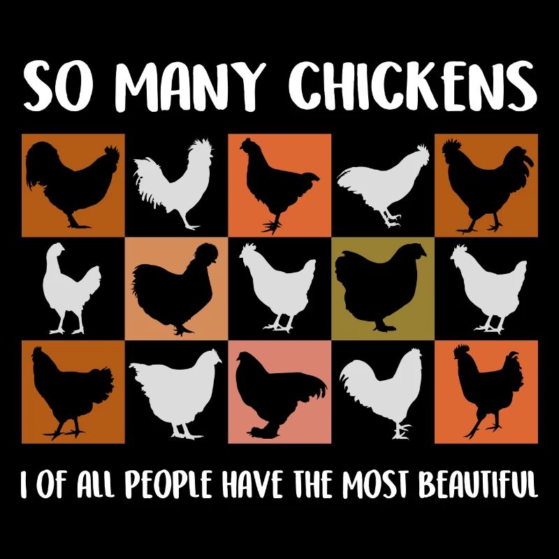 I have the most beautiful chickens