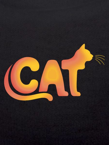 Chat - Logo de chat mignon