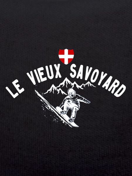 The old Savoyard snowboarding