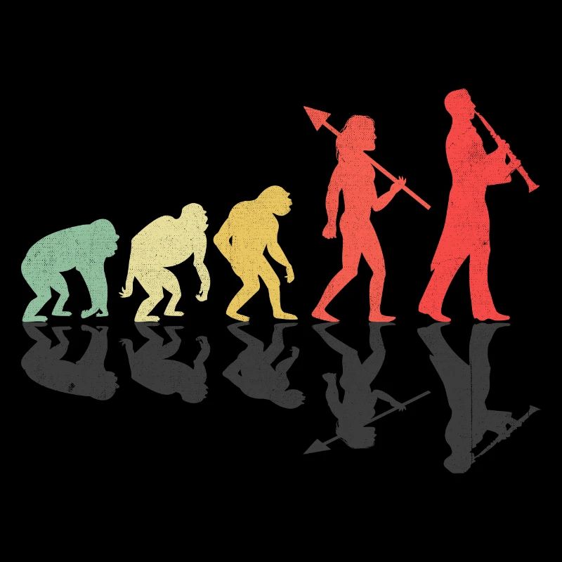 Oboenspieler Oboe Evolution Marching Band Instrumen