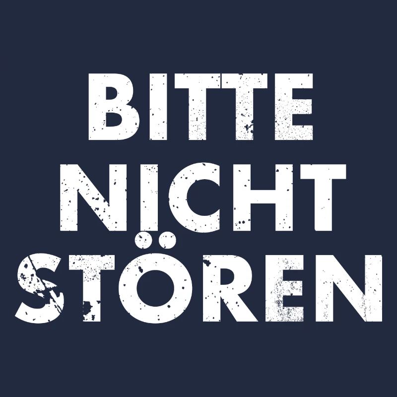 Bitte nicht stören Vintage Typografie