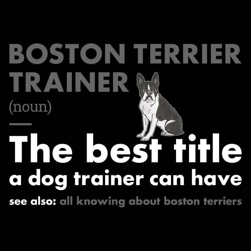 Boston Terrier Trainer Definiton