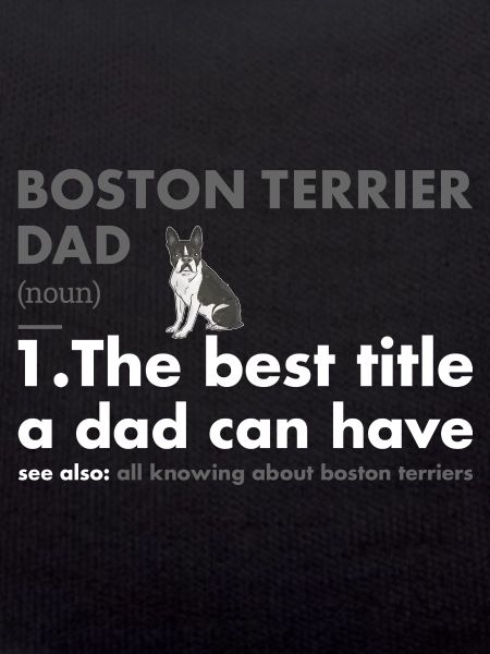Boston Terrier Dad Definition