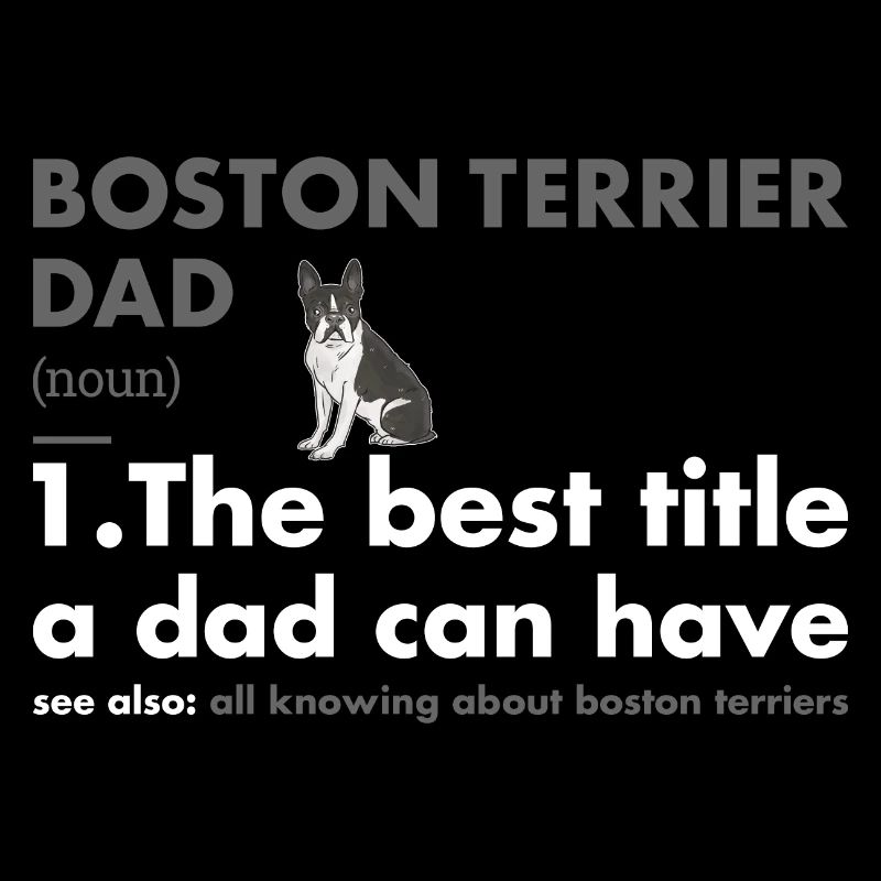 Boston Terrier Dad Definition