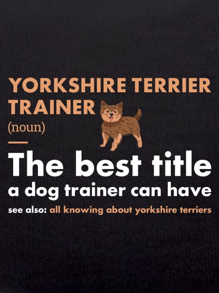 Yorkshire Terrier Trainer Definiton