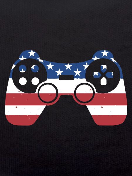 Gamer Us Flag Gaming