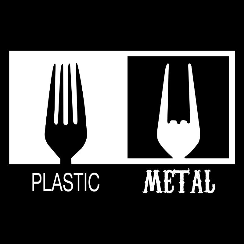 Plastic and Metal, Heavy Metal, Hard Rock, Fork