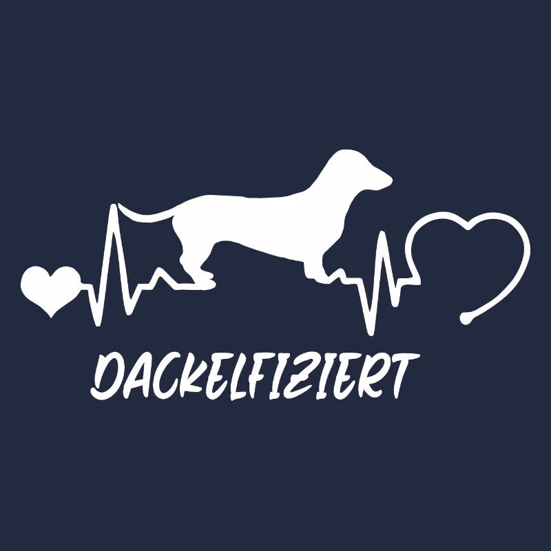 Dackel mit Herzschlag
