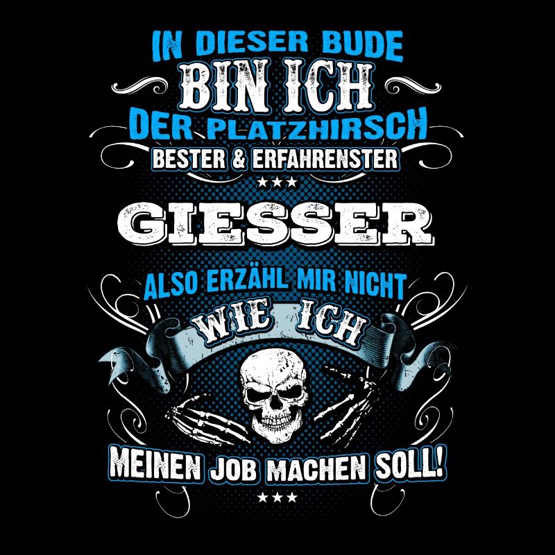 Edles Berufe-Shirt für den Gießer