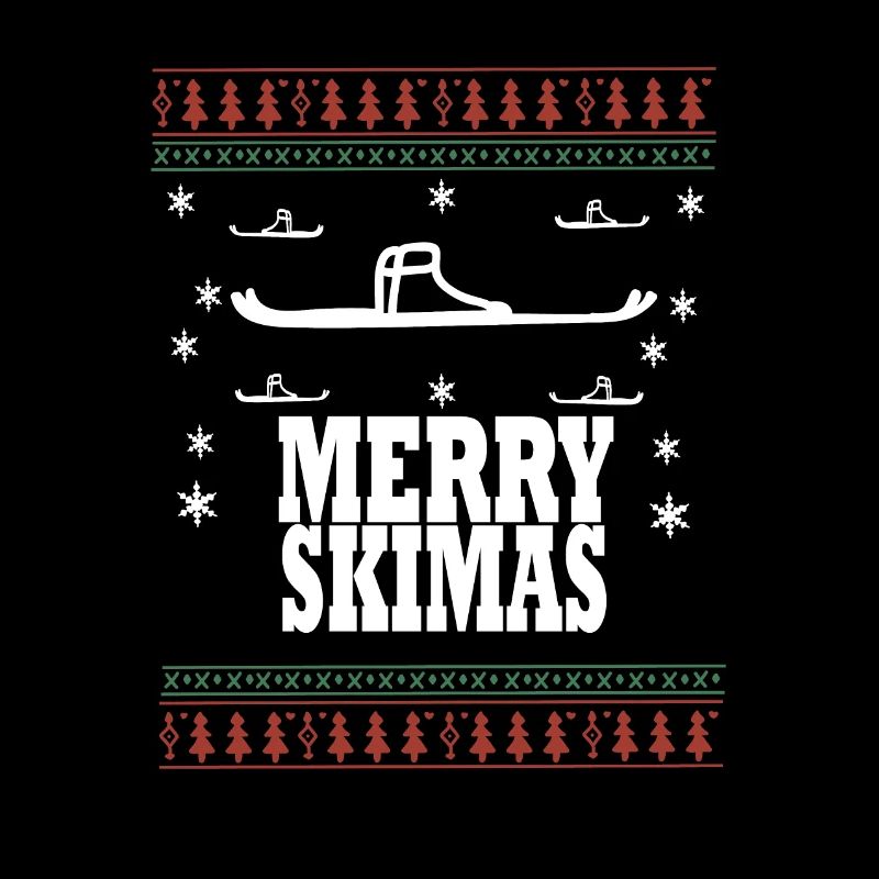 Ski de Noël moche