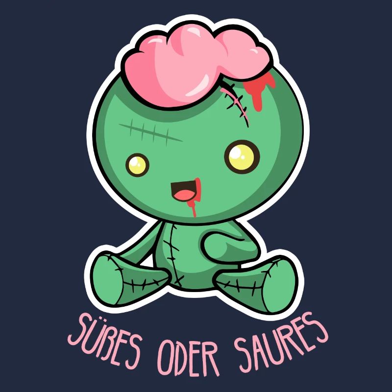 Gruselige Halloween Puppe - Süßes oder Saures