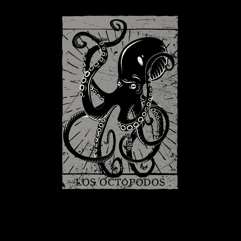 Occulte Kraken Tarot Card Vintage Gothique Baphomet