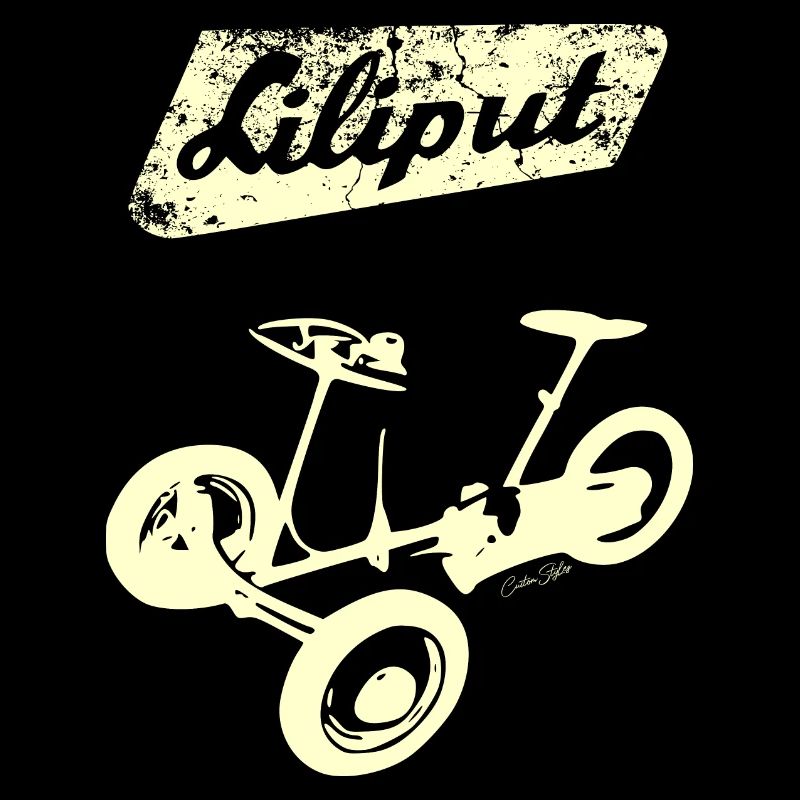Liliput DDR tricycle jouet Ostalgie T-shirt