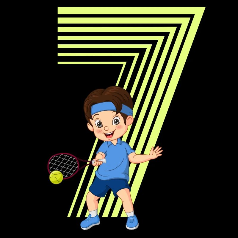 Tennis Geburtstag Junge 7. Geburtstag