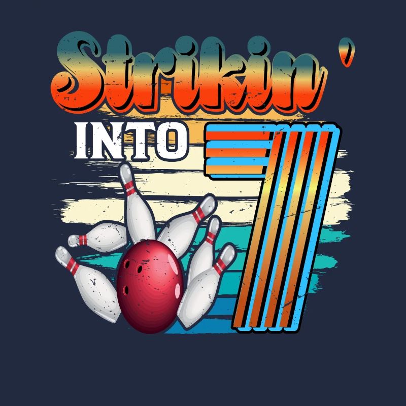 Strikin' Into 7 Bowling Bowler Celebration pour le 7.