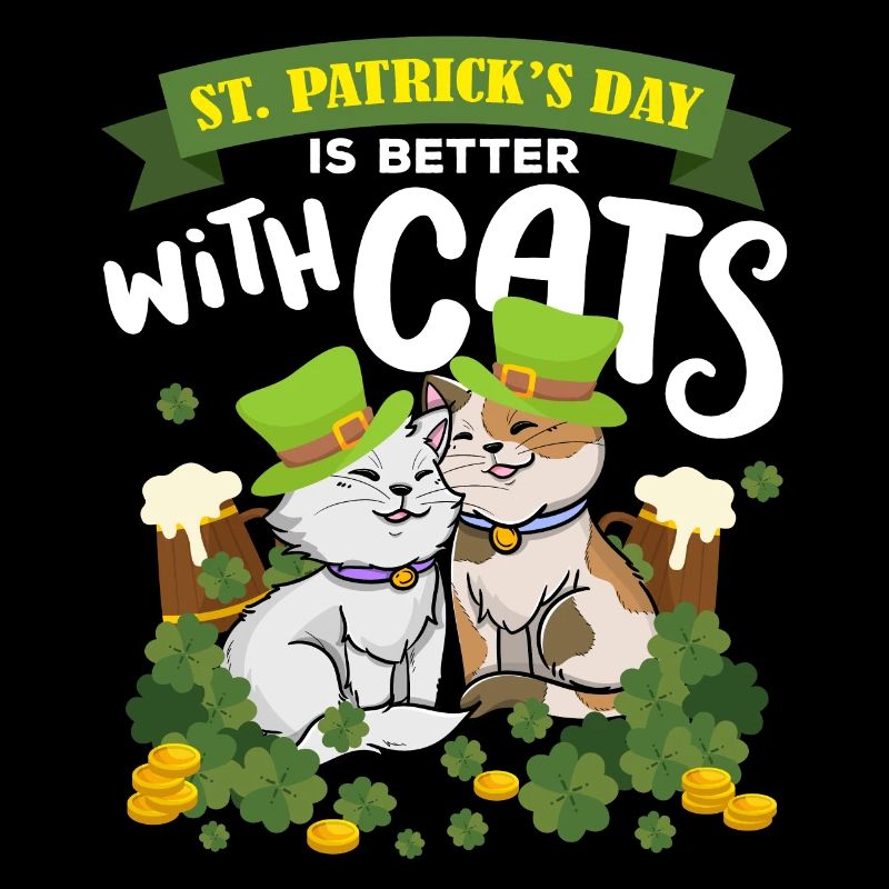 St. Patrick's Day Is Better With Cats St. Paddy