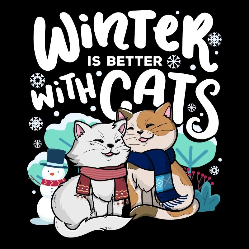 Der Winter Ist Besser Mit Katzen Herbstsaison