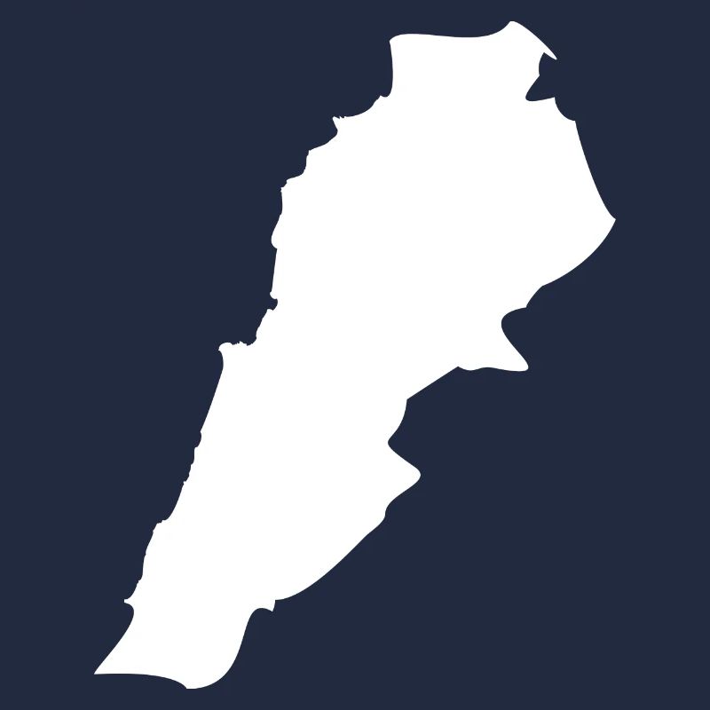 Drapeau de la carte du Liban