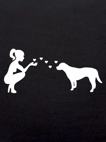 Labrador mit Frau