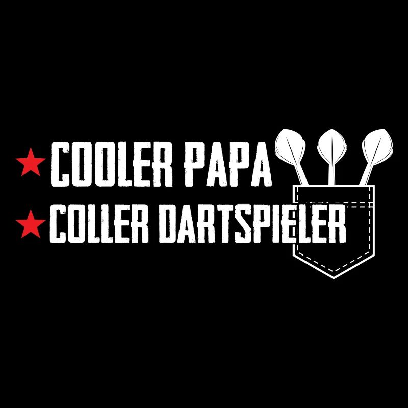 Darts Papa Darten Dartspiel Geschenk