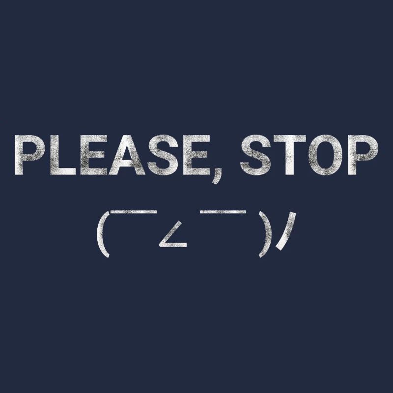 Please Stop Emoji text