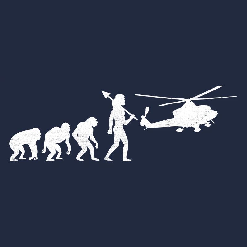 Evolution Hélicoptère Aviateur Pilote Hélicoptère Helicop