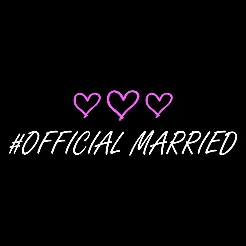 Married Hochzeit herzchen