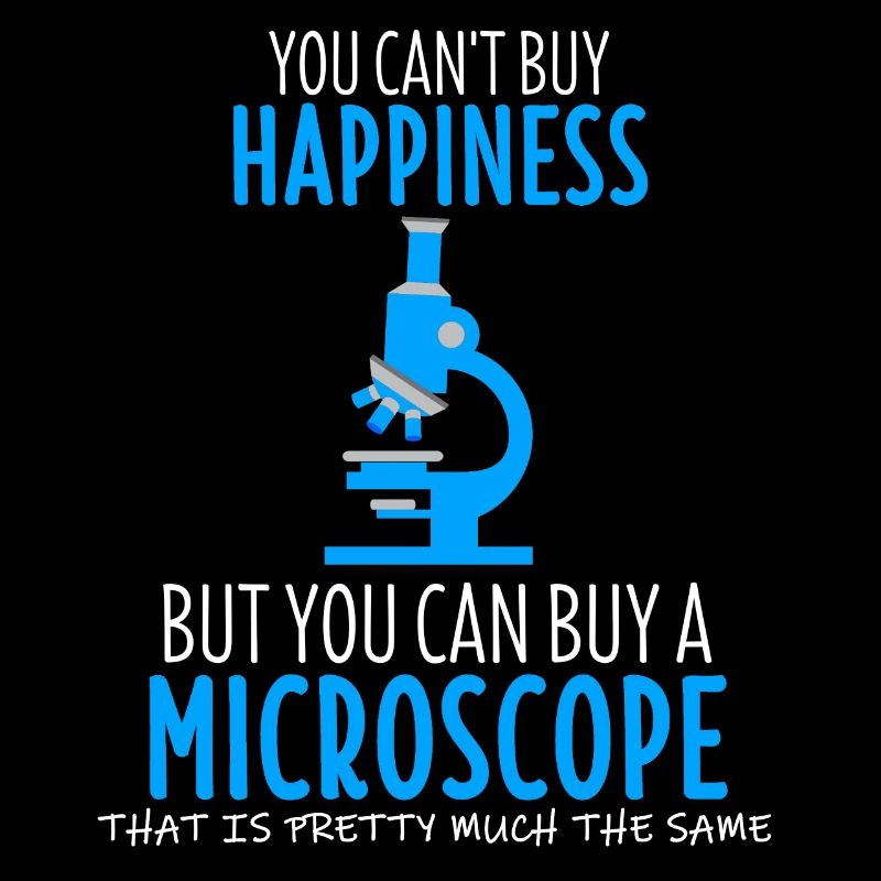 Cadeau de laboratoire de microscope de biologie de chemise de biologiste