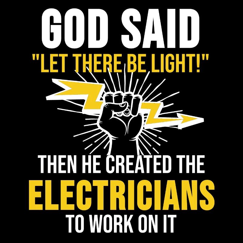 Elektriker Elektrotechnik Gott Geschenk