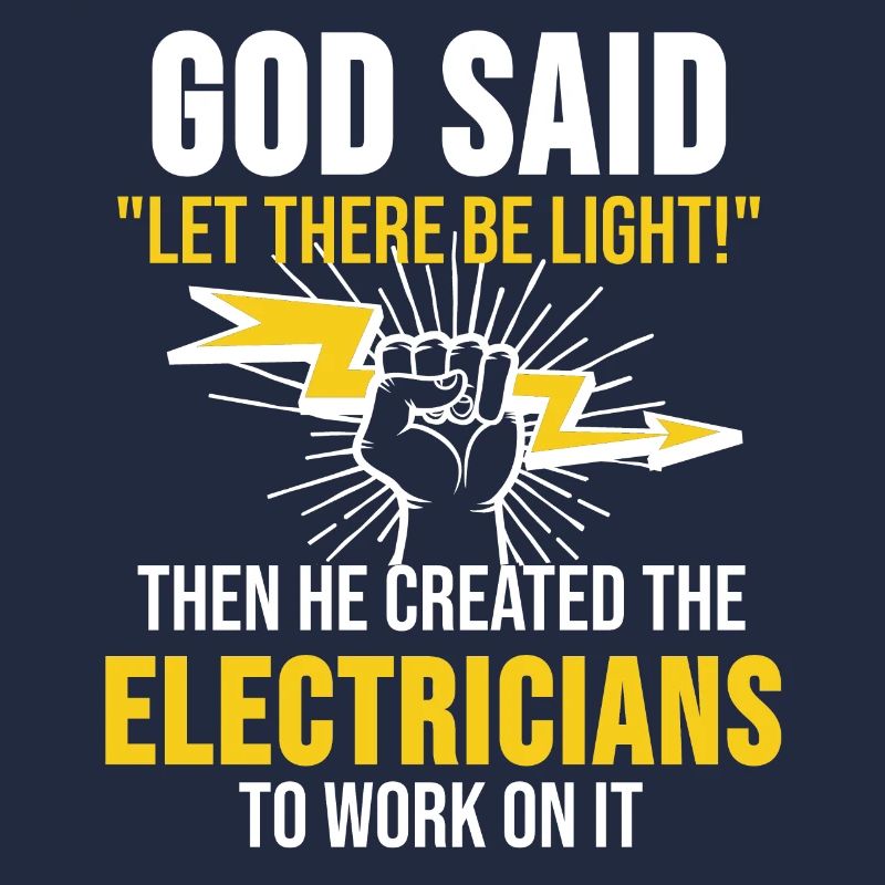 Elektriker Elektrotechnik Gott Geschenk