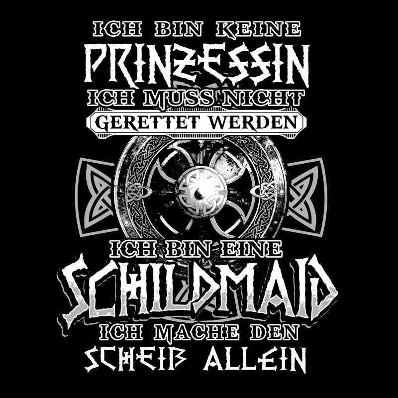 Schildmaid Germanen Wikinger Geschenk & Runen