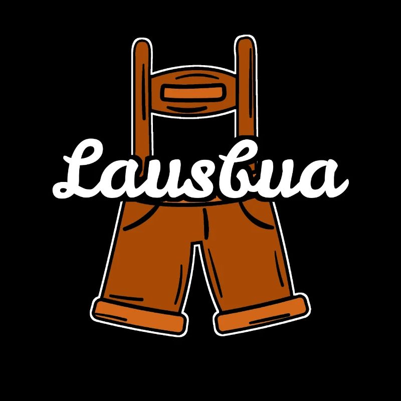 Lausbua Lederhose Tracht Geschenk