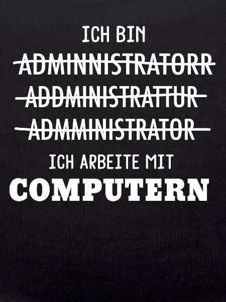 Admin Administrator Programmierer Geschenk