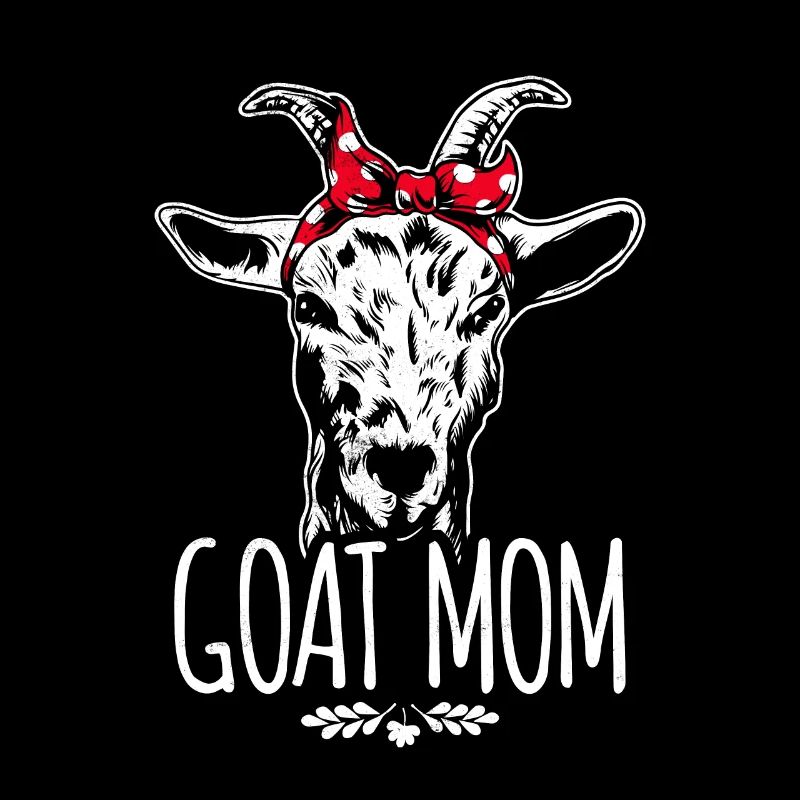 Visage de bandana de maman de chèvre