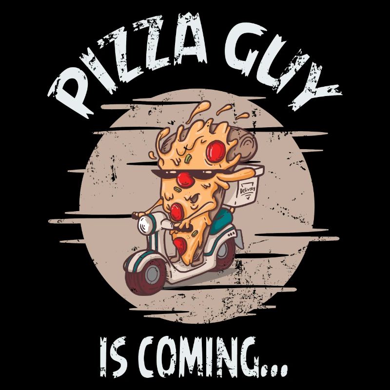 Funny pizza supplier delivery service gift