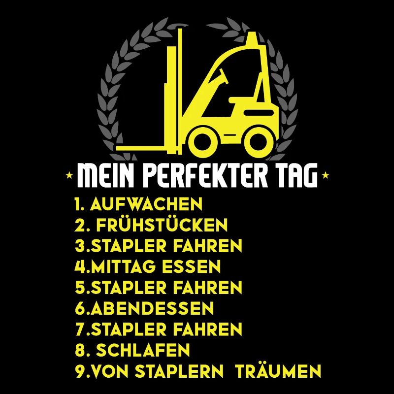 Stapler Gabelstapler Fahrer Geschenk