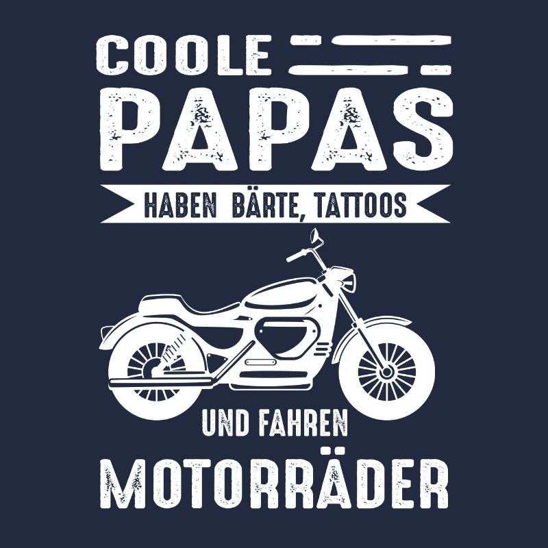 Dad Motorrad Bart Papa Motorrad Geschenk