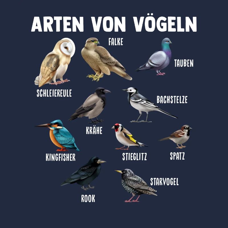 Vogel Vögel Vogelarten Geschenk