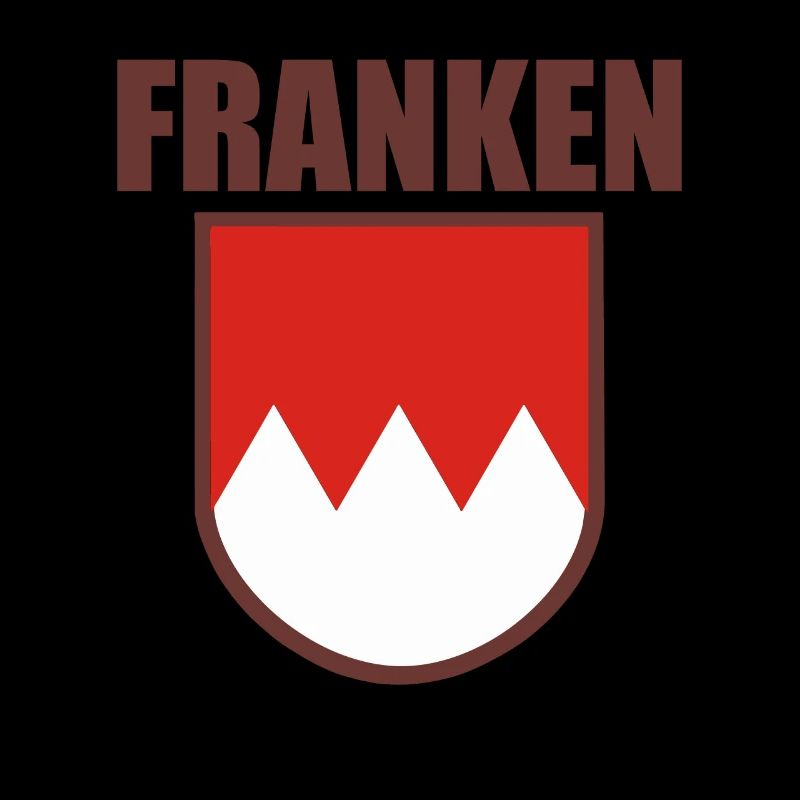 Franken Wappen Geschenk Frankenland Dialekt Design