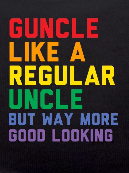 Guncle Regenbogenfahne Pride Monat Geschenk