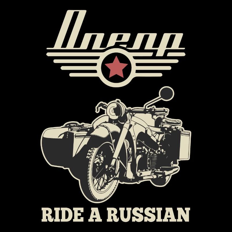 Dnepr ride a Russian sidecar motorcycle team
