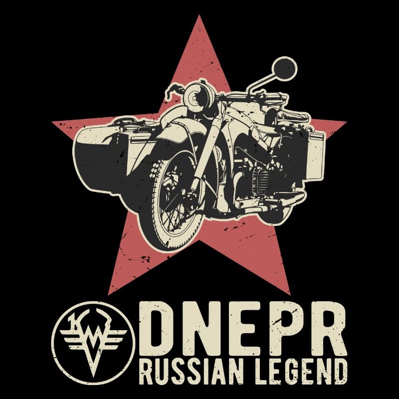 Dnepr Russian Legend Logo Motorradgespann