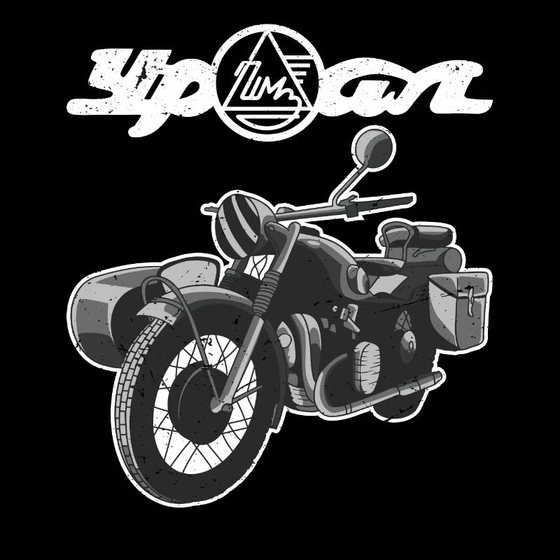 Ural Logo Sidecar Motorcycle Team Motorcycle